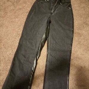 Abercrombie & Fitch Black Straight Leg Jeans